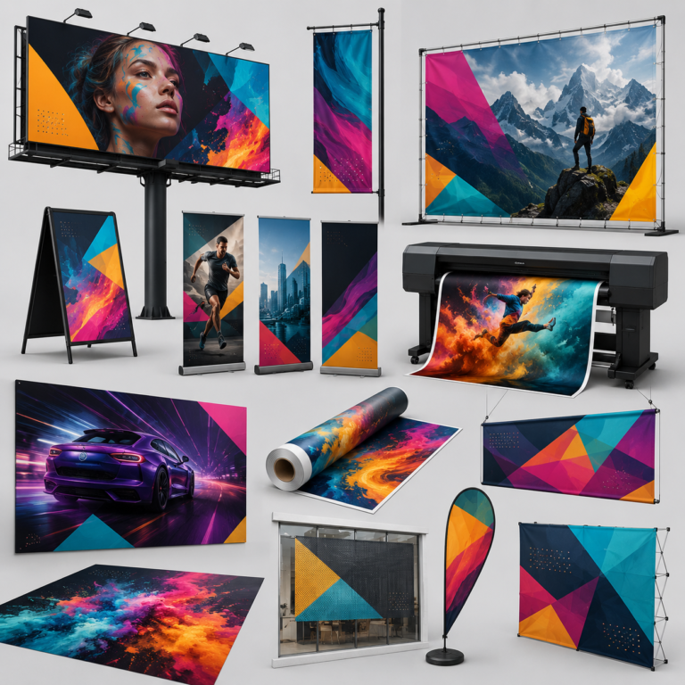 Printpeek large-format and branding work